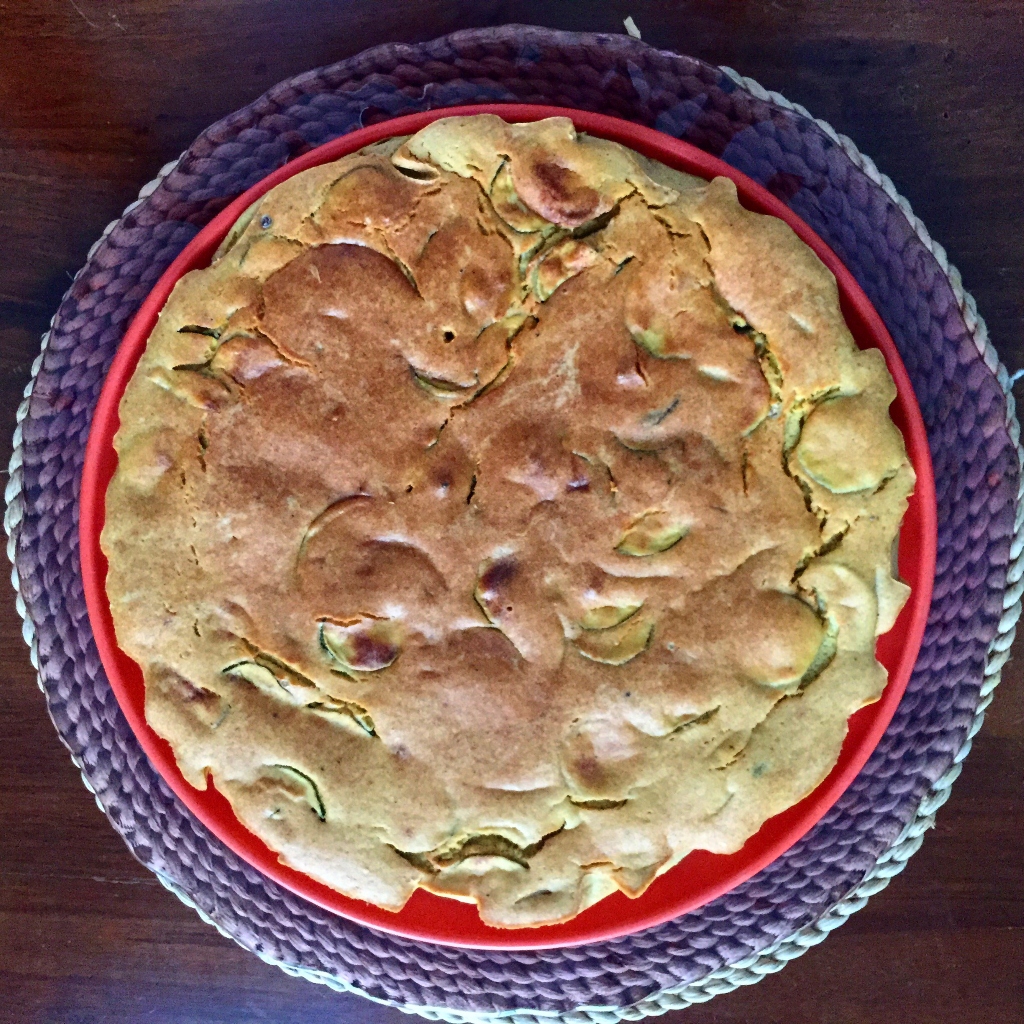 Torta vegana con zucchine e menta -dietakoit ricette